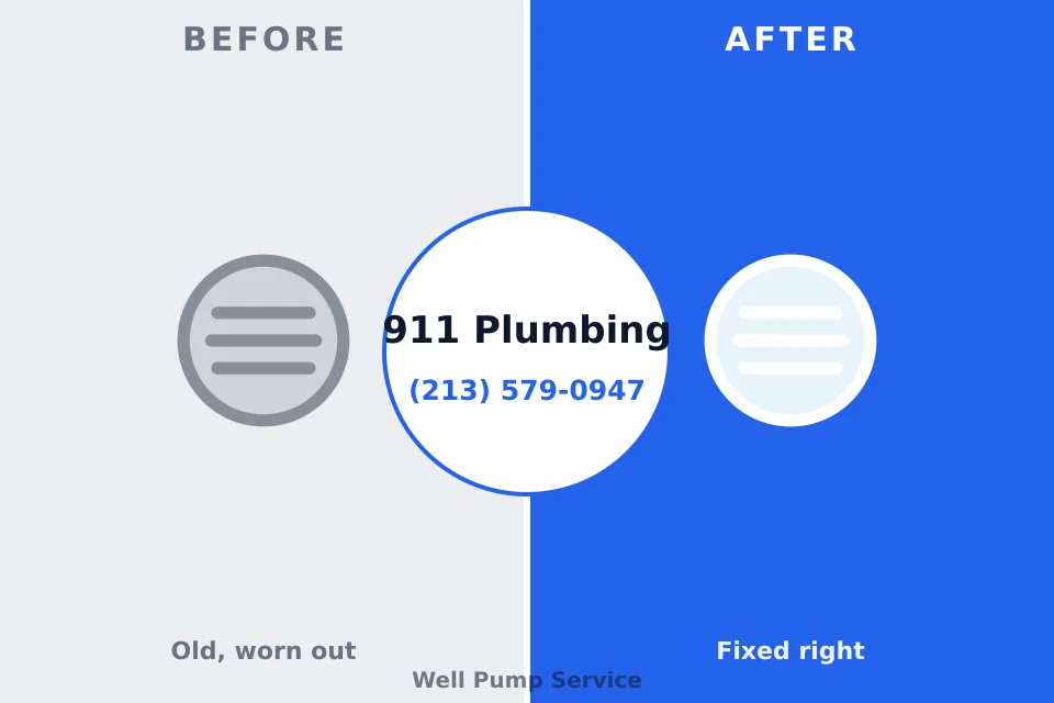 Before and after: plumbing repair Bellmawr, NJ